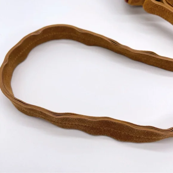 Prada Authentic Vintage 90’s Rare Two Tone Brown Shoulder Bag Suede NWT - Picture 14 of 16